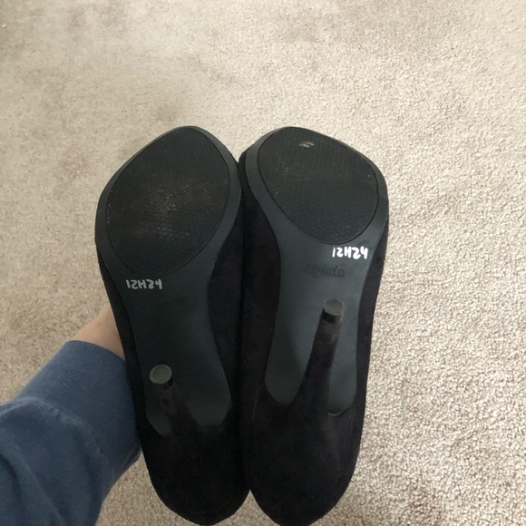 BASIC BLACK PUMP HEEL SIZE 7.5 - Picture 4 of 4